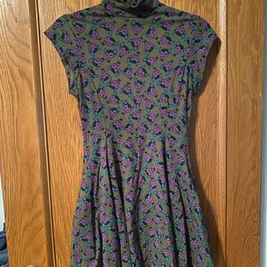 Betsey Johnson green devil dress with pockets